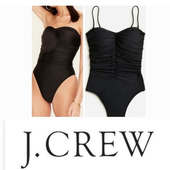 J. Crew Other - NWT J.Crew Ruched Sweetheart One Piece Swimsuit size 22